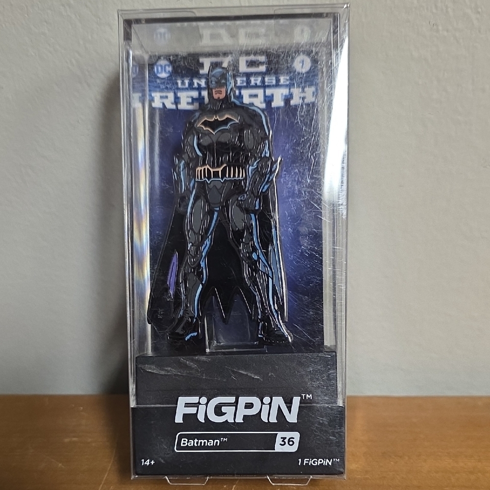 FiGPiN Batman Black Action Figure Pin